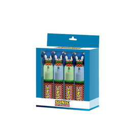 Karactermania Pack 4 Marcadores Sonic Mix Multicolor 3.5 x 16 x 19.5 cm Edad Mínima Recomendada: 3 Años
