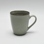 DKD Home Decor Taza de Gres Esmaltado Verde 360ml