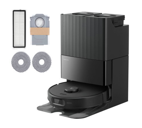 Roborock Qrevo Edge 5V1 Aspirador Robot QRES52-00, 18500 Pa, Negro