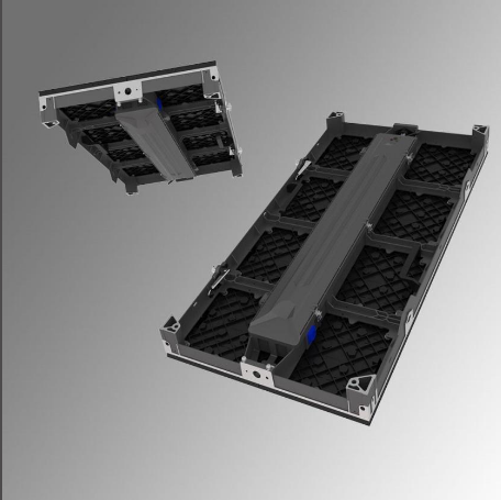 SZLAMP Cabinet Gn Pitch 2.6 Black Led (2111065), Die Casting Panel Indoor 500X1000Mm, 192X384 Píxeles, 900Cd/M2, Front/Back Service, Smd2020, Cooper Wire, Icnd2153 Driver, Refresh 2880Hz, Ce, Rohs, Emc