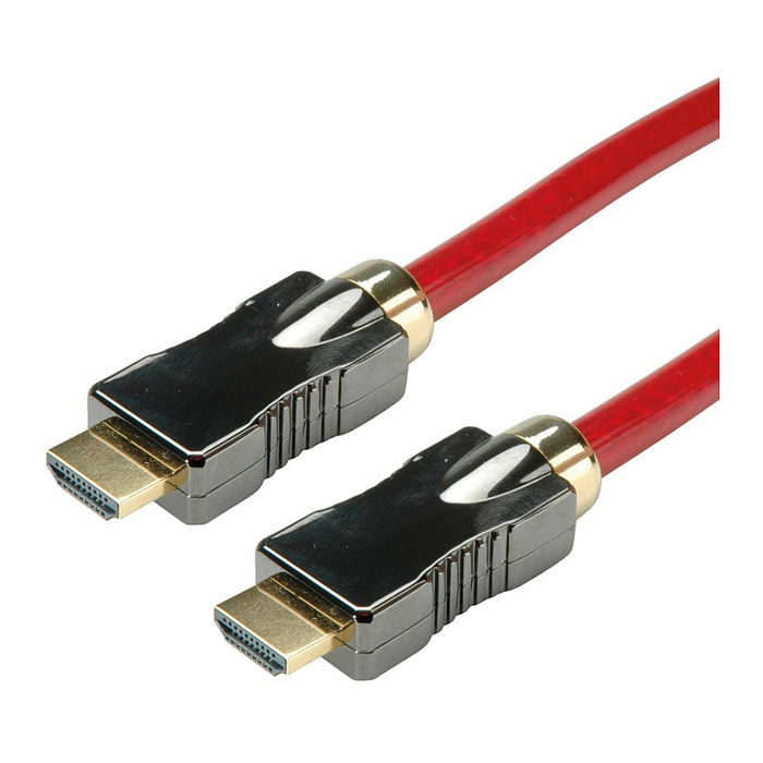 ROLINE 11.04.5901 Cable HDMI 8K (7680x4320) Macho-Macho, 1m, Rojo ROLINE 11.04.5901 Cable HDMI 8K (7680x4320) Macho-Macho, 1m, Rojo