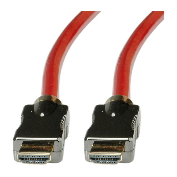 ROLINE 11.04.5901 Cable HDMI 8K (7680x4320) Macho-Macho, 1m, Rojo ROLINE 11.04.5901 Cable HDMI 8K (7680x4320) Macho-Macho, 1m, Rojo