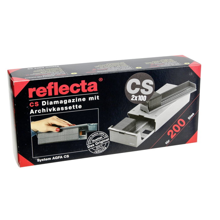 Reflecta 1 Reflecta CS Magazine 2x100 Gris Reflecta 1 Reflecta CS Magazine 2x100 Gris
