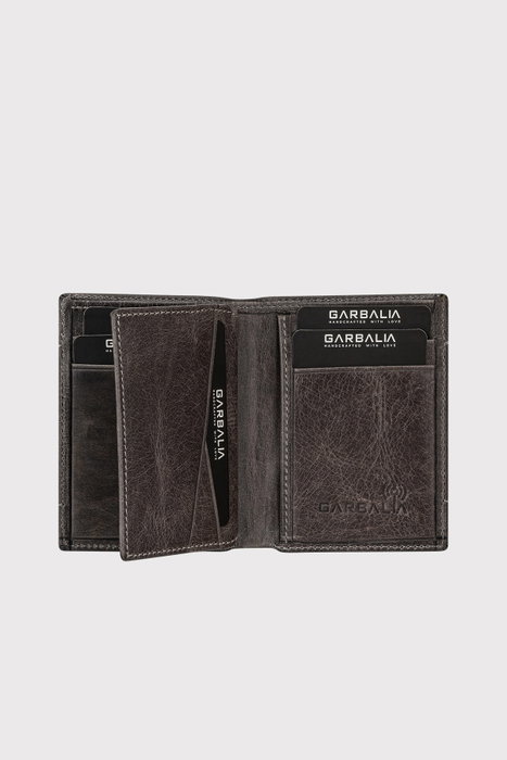 Zoozie Bags Cartera Franklin - Grey para Hombre 100% Piel Auténtica Color Gris