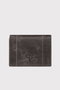 Zoozie Bags Cartera Franklin - Grey para Hombre 100% Piel Auténtica Color Gris
