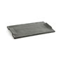 Quid Bandeja Rectangular Cerámica Mineral Gres 30x18 cm Negro