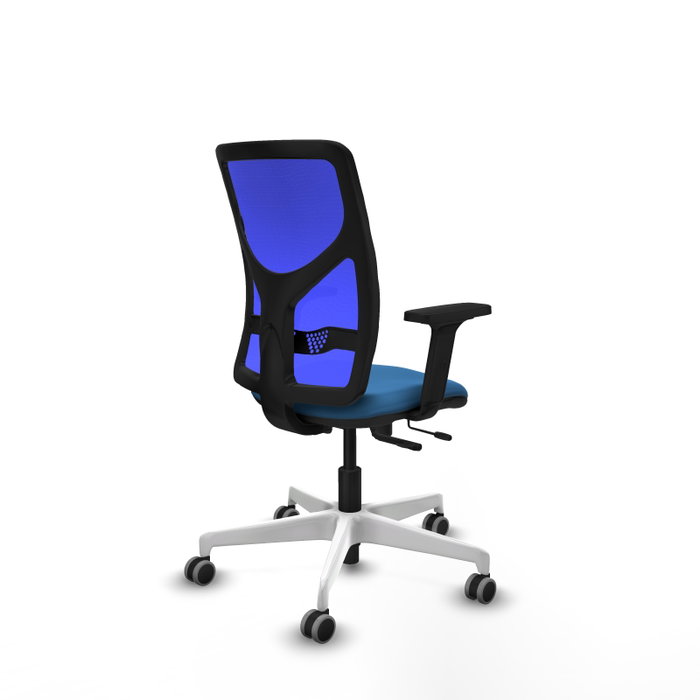 PIQUERAS Y CRESPO Silla de oficina Motilla Azul con mecanismo Sincro/Traslack PIQUERAS Y CRESPO Silla de oficina Motilla Azul con mecanismo Sincro/Traslack