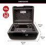 Master Lock LCFW30100 Caja de Seguridad Grande Resistente al Fuego y Agua