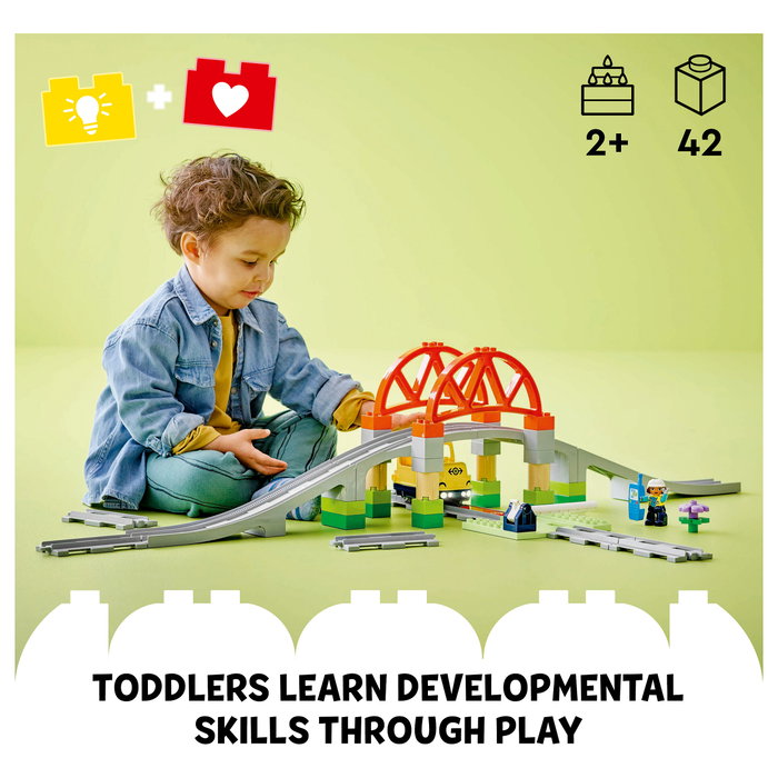 LEGO DUPLO Set de Expansión: Puente y Vías Ferroviarias 10426 LEGO DUPLO Set de Expansión: Puente y Vías Ferroviarias 10426