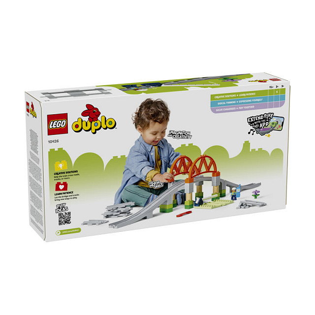 LEGO DUPLO Set de Expansión: Puente y Vías Ferroviarias 10426 LEGO DUPLO Set de Expansión: Puente y Vías Ferroviarias 10426