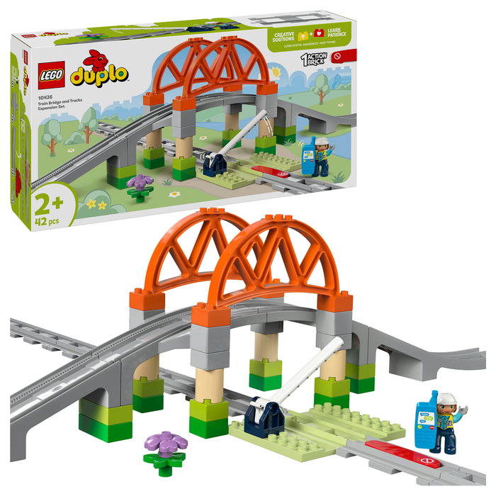 LEGO DUPLO Set de Expansión: Puente y Vías Ferroviarias 10426 LEGO DUPLO Set de Expansión: Puente y Vías Ferroviarias 10426