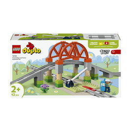 LEGO 10426 DUPLO Town Puente y Vías Ferroviarias - Set de Expansión para Trenes, Construcción, 42 Piezas, Edad 2-99 Años, Multicolor