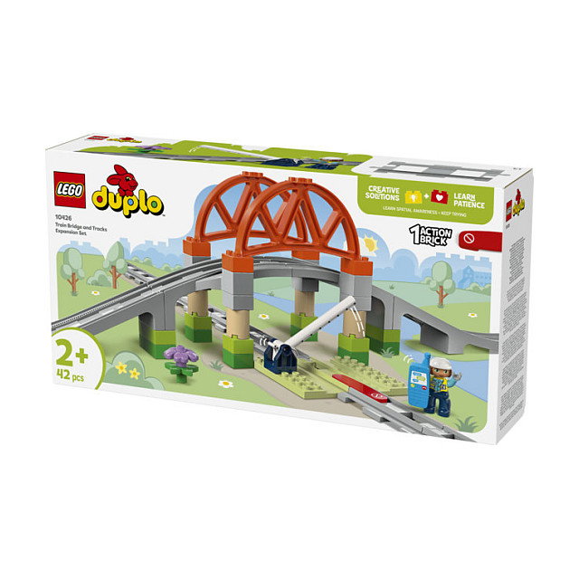 LEGO DUPLO Set de Expansión: Puente y Vías Ferroviarias 10426 LEGO DUPLO Set de Expansión: Puente y Vías Ferroviarias 10426