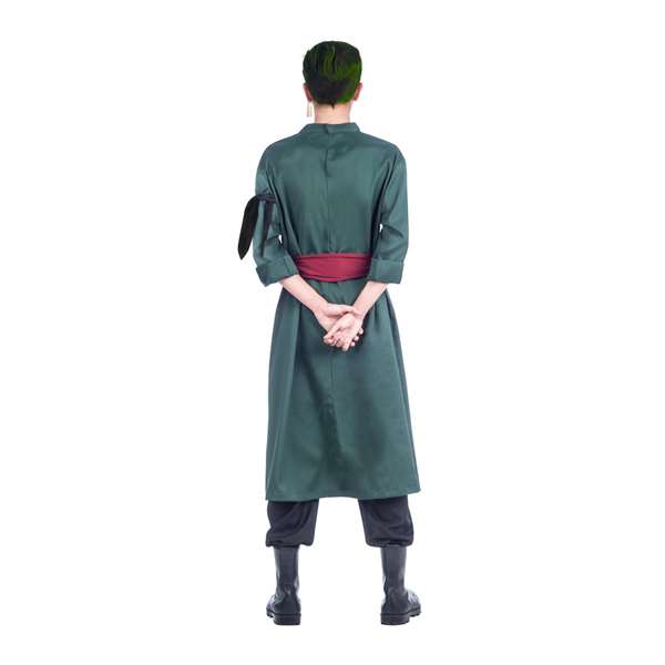 My Other Me Disfraz Roronoa Zoro Crema Pelo Pendientes Chaqueta Pañuelo Fajín Pantalón Talla M