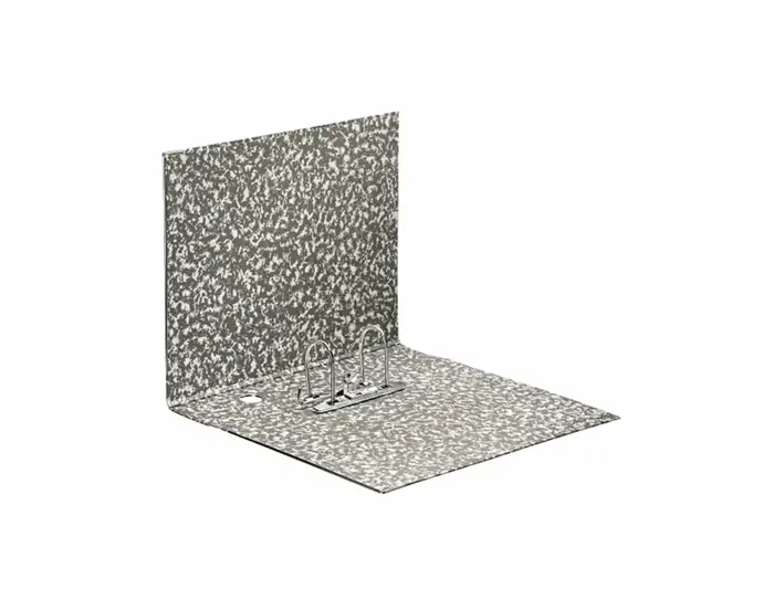 Esselte Archivador de Palanca Folio Lomo 75 mm Cartón Jaspeado Color Gris