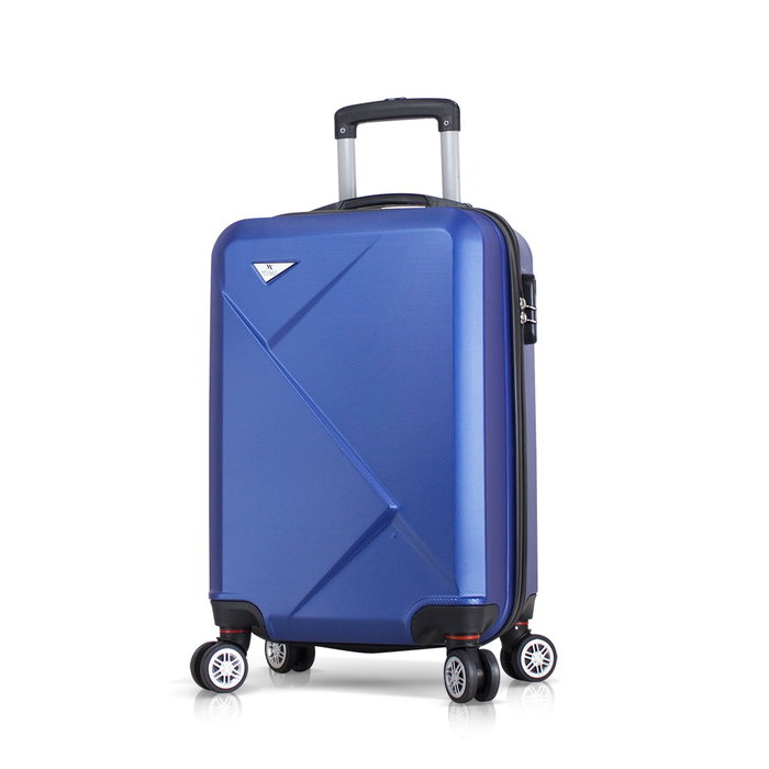 Zoozie Bags Maleta 7032 Azul 37L ABS, Ruedas 360, Cierre Codificado, Compañera de Viaje Duradera y Elegante Zoozie Bags Maleta 7032 Azul 37L ABS, Ruedas 360, Cierre Codificado, Compañera de Viaje Duradera y Elegante