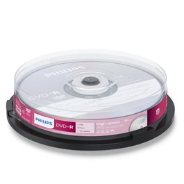 Philips 1x10 Philips DVD-R 4,7GB 16x SP
