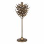 Ixia Portavelas de Metal Oro Decoración 17 x 17 x 43 cm