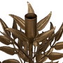 Ixia Portavelas de Metal Oro Decoración 17 x 17 x 43 cm