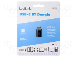 LogiLink Adaptador Bluetooth 5.3 USB-C USB 3.2 Gen1