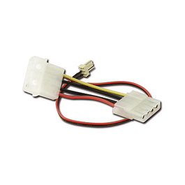 Sharkoon Adaptador 3-Pin a 4-Pin (negro/rojo)