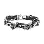 Police S14AGW02B Pulsera para Hombre en Acero y Piel