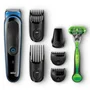 KIT AFEITADO BRAUN MGK 3040 - 13 AJUSTES DE LONGITUD - 4 PEINES - AUTONOMÍA 60MIN - INCLUYE MAQUINILLA GILLETE BODY