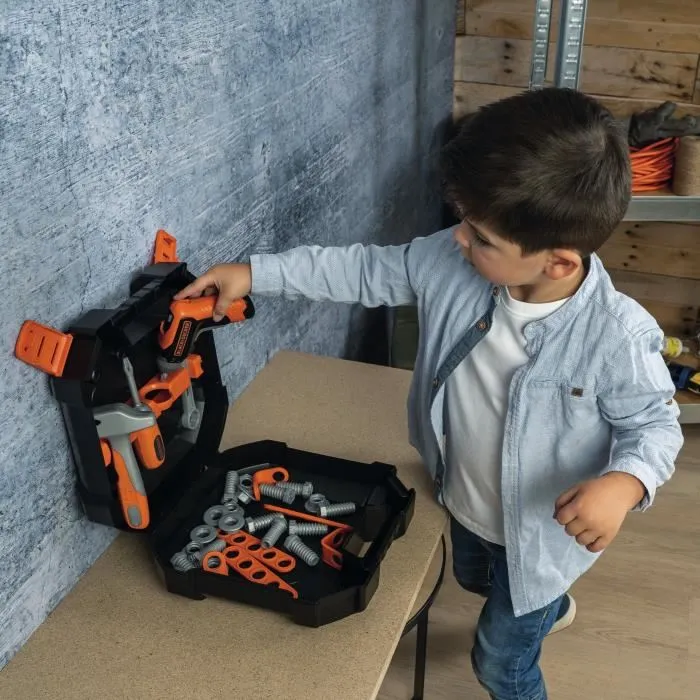 Smoby Estuche DIY Black & Decker SMO3032163609384 a partir de 3 años