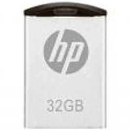 HP Pendrive USB v222w 32 GB Plata, Memoria Flash USB 2.0 Tipo A, Almacenamiento Portátil