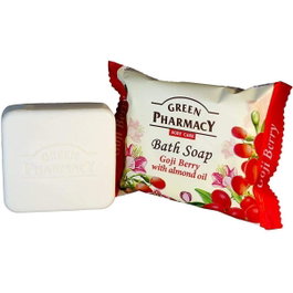 Green Pharmacy Jabón De Baño En Pastilla Goji Berry Con Aceite De Almendra 100G