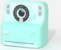 Wondee Cámara de Fotos Instantánea Turquesa con Impresión Rápida y Juegos Incluidos