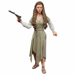 Hasbro Black Series - Figura Star Wars Princess Leia (Ewok Village, Retorno del Jedi), 15 cm articulada con pistola blaster y lanza ewok