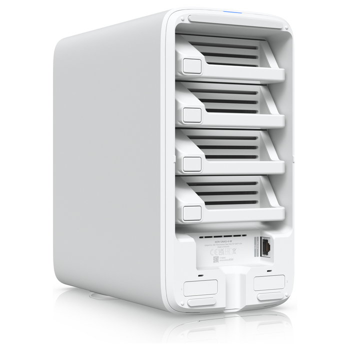 Ubiquiti UNAS 4 de 4 bahías Blanco