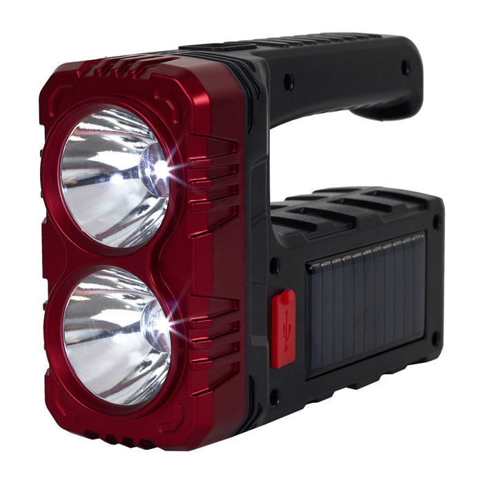 Je cherche une Idee Linterna Led Solar Recargable con 3 Modos de Luz y Batería 1200 mAh
