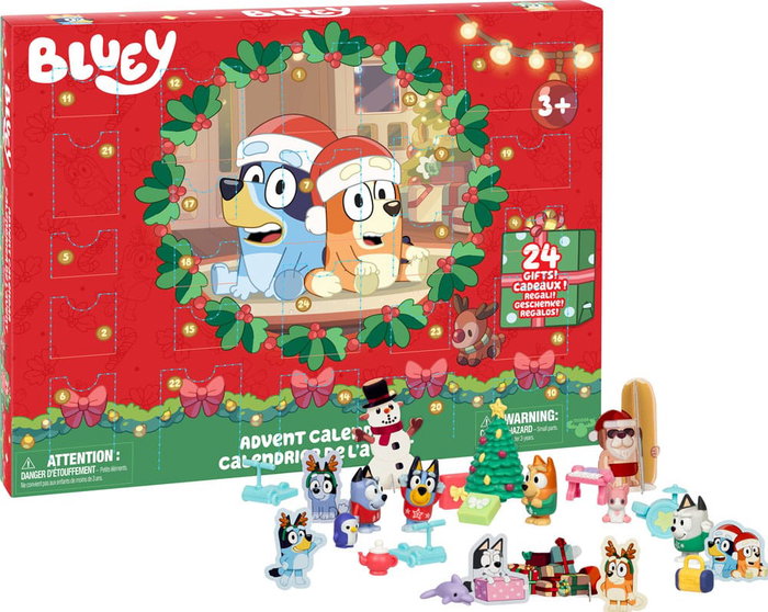Bluey Calendario de adviento Miniaturas de Juego