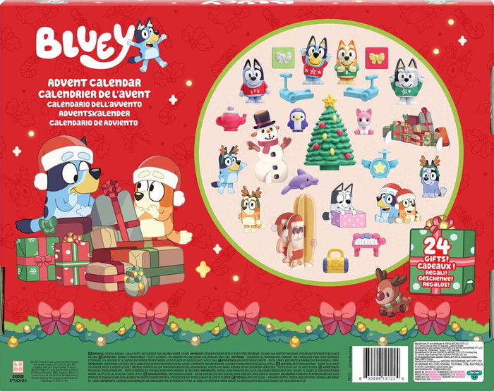 Bluey Calendario de adviento Miniaturas de Juego