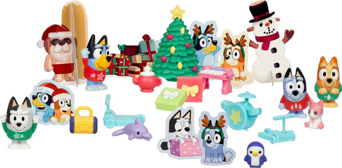 Bluey Calendario de adviento Miniaturas de Juego