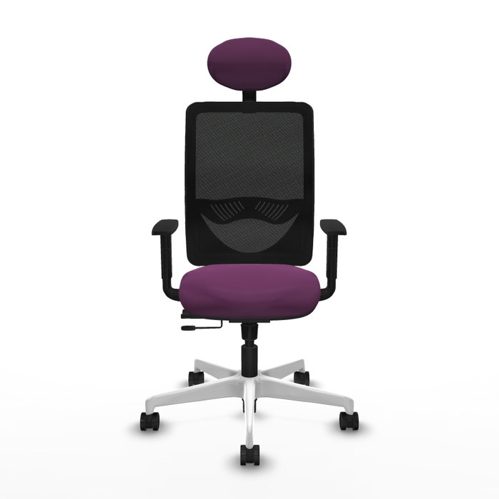 PIQUERAS Y CRESPO Silla de oficina Zulema con mecanismo Sincro/Traslack, Morado y Negro PIQUERAS Y CRESPO Silla de oficina Zulema con mecanismo Sincro/Traslack, Morado y Negro