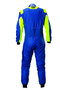 Omp Traje de Carreras Tecnica Evo FIA 8856-2018 Azul/Amarillo Talla 46