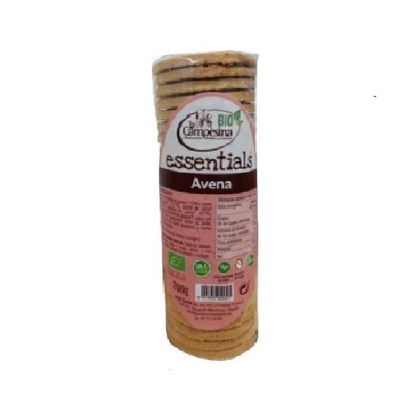 LA CAMPESINA ESSENTIALS galletas de avena BIO SG 200 gr. LA CAMPESINA ESSENTIALS galletas de avena BIO SG 200 gr.