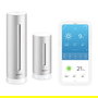 Netatmo Estación Meteorológica Inteligente con Sensor Exterior, Barómetro, Higrómetro y Termómetro Interior/Exterior, WiFi, Alexa, Aluminio