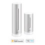 Netatmo Estación Meteorológica Inteligente con Sensor Exterior, Barómetro, Higrómetro y Termómetro Interior/Exterior, WiFi, Alexa, Aluminio