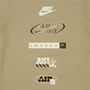 Camiseta de Manga Corta Infantil Nike Brandmark Stack Beige