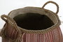 DKD Home Decor Cesta de Fibra Surtida de 31x31x30 cm, Pack de 2
