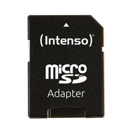 Intenso Tarjeta de Memoria Micro SD UHS-I Profesional 512GB, Clase 10, U3, V30, hasta 100MB/s, Grabación 4K UHD, Resistente (Agua/Temperatura/Golpes), con Adaptador SD Incluido
