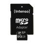 Intenso MicroSDXC Professional 512 GB con adaptador SD