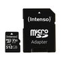 Intenso MicroSDXC Professional 512 GB con adaptador SD