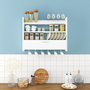 Hanah Home Estantería de Cocina Blanca 85x15x65 cm Grosor 18 mm