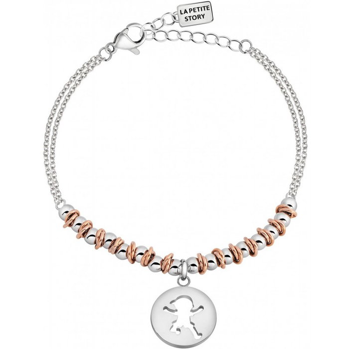 La Petite Story Pulsera LPS05AQL04 en Acero Inoxidable Gris La Petite Story Pulsera LPS05AQL04 en Acero Inoxidable Gris
