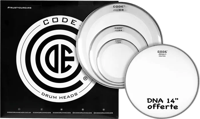 Tom Pack Code Reso Ring Rock Transparente (10,12,16" + Dna 14 ")